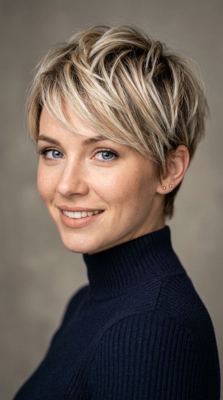 Choppy Pixie Cut