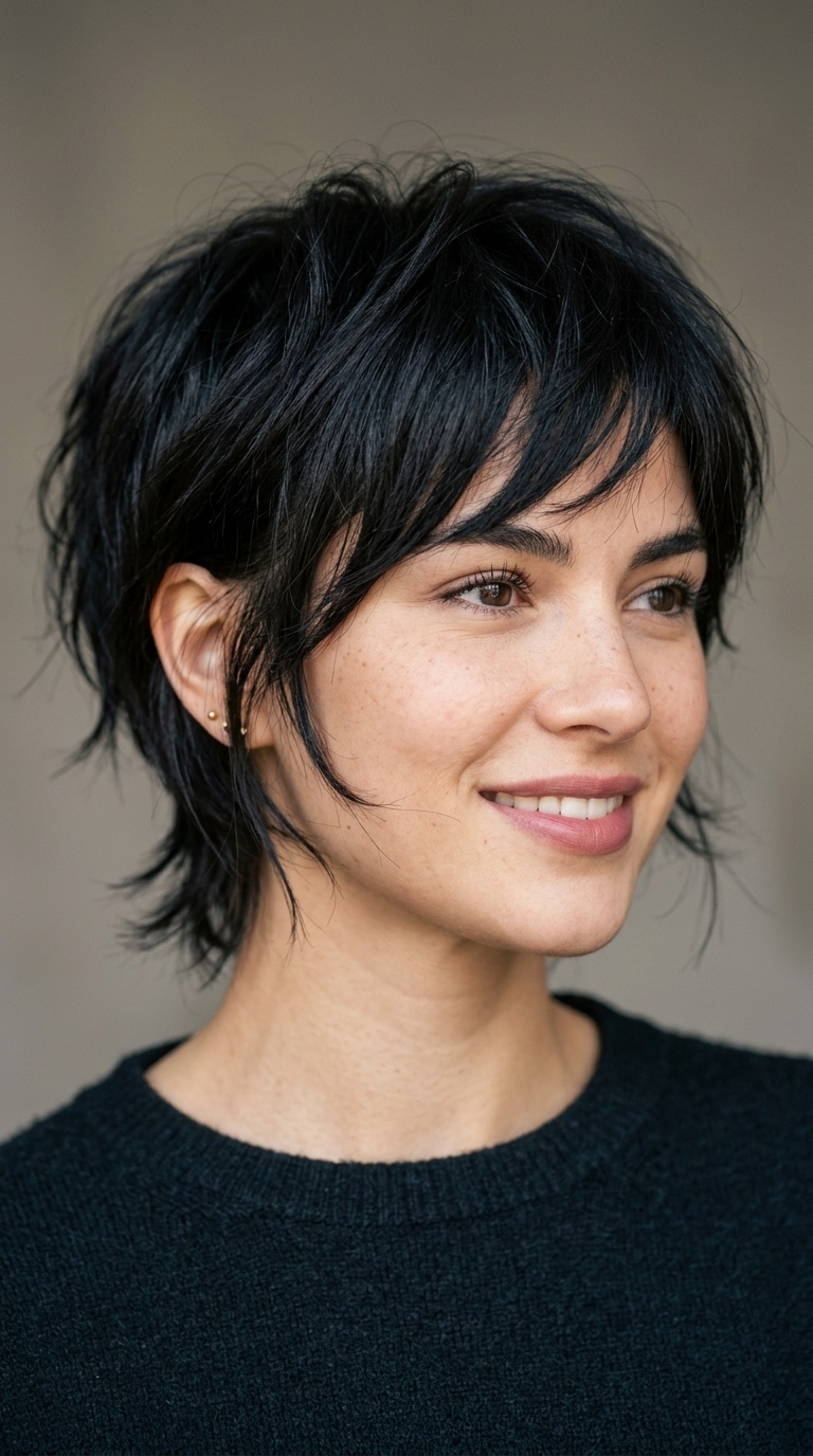 Choppy Pixie with Long Layers
