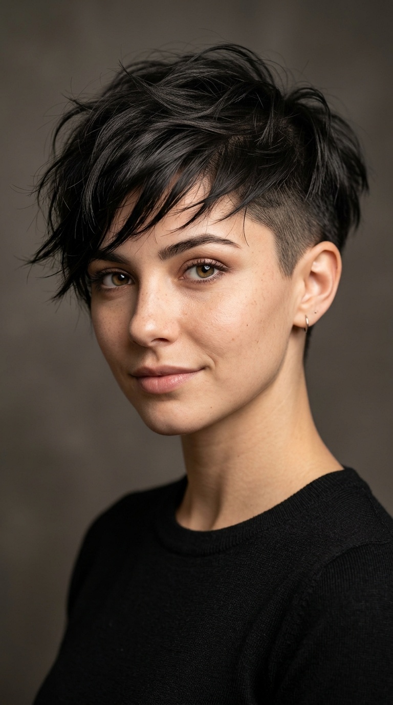 Choppy Pixie with Undercut
