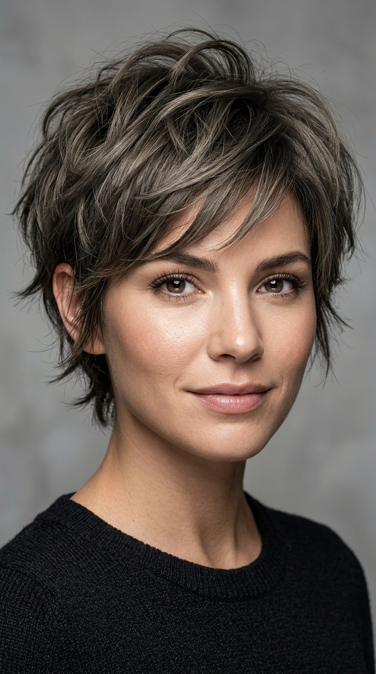 Choppy Pixie with Volume