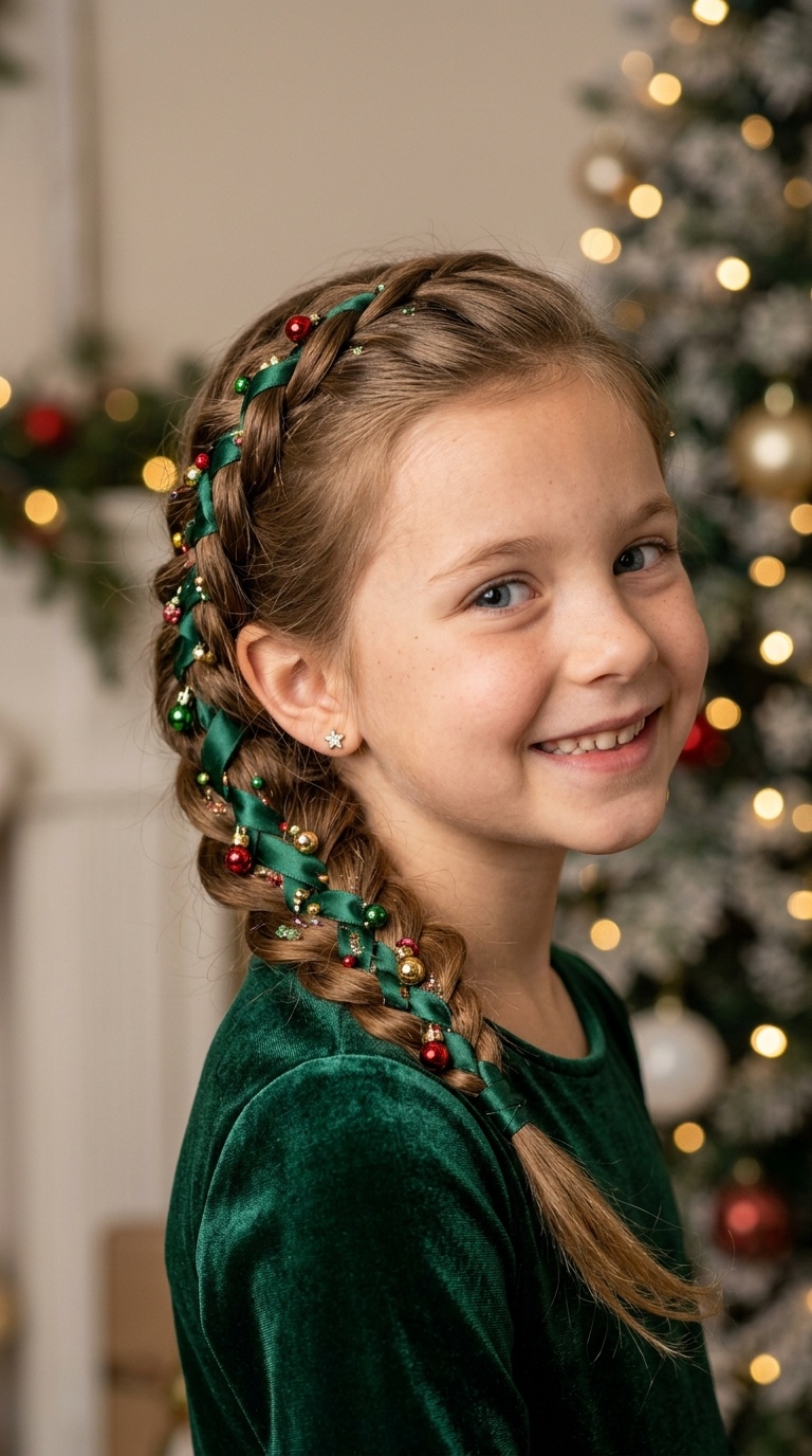 Christmas Tree Laced Braid