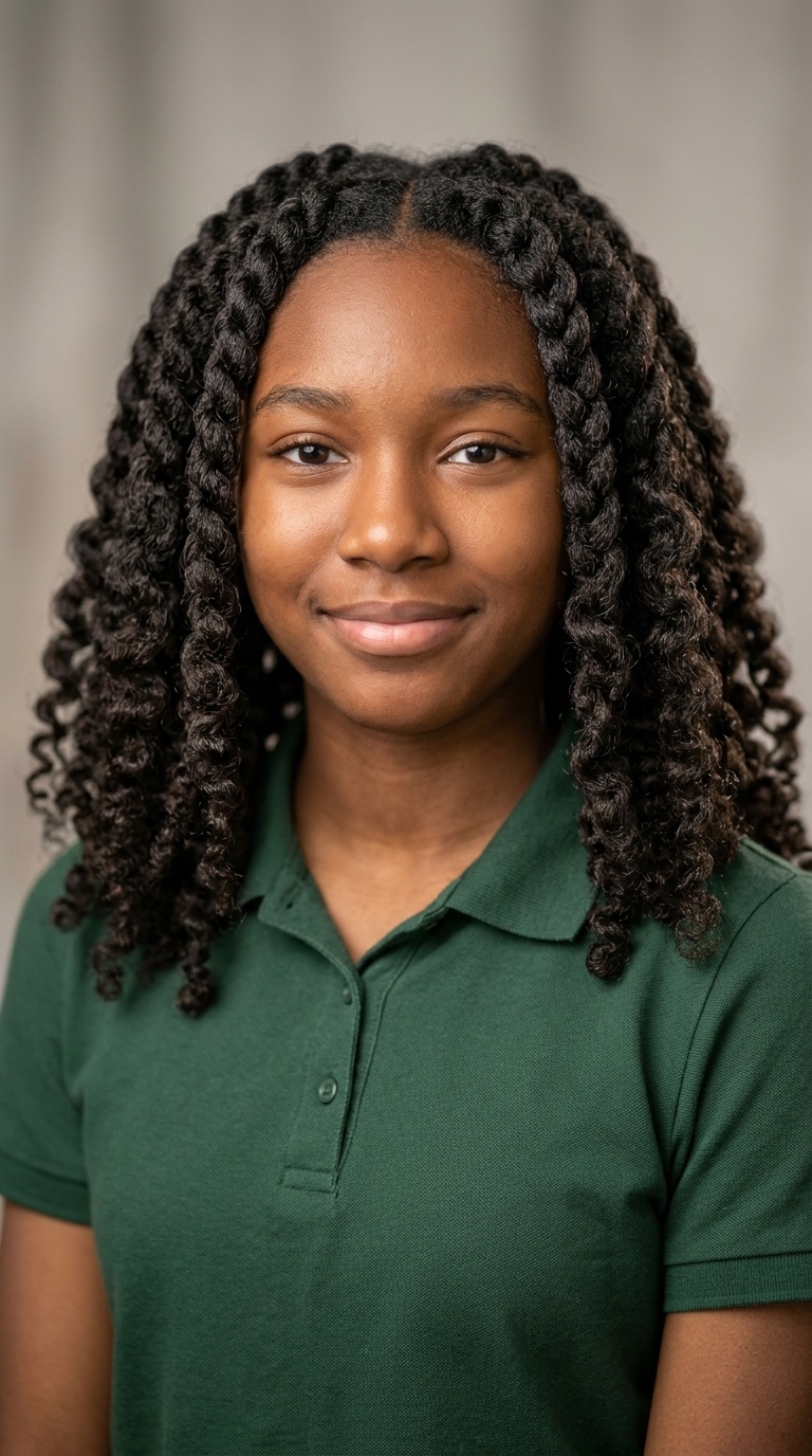 Chunky Braid-Out