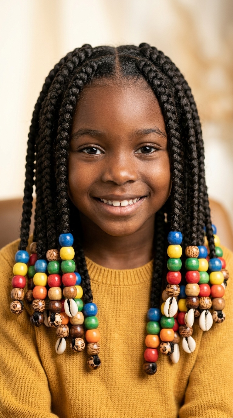 Chunky Braids with Extra Large Beads