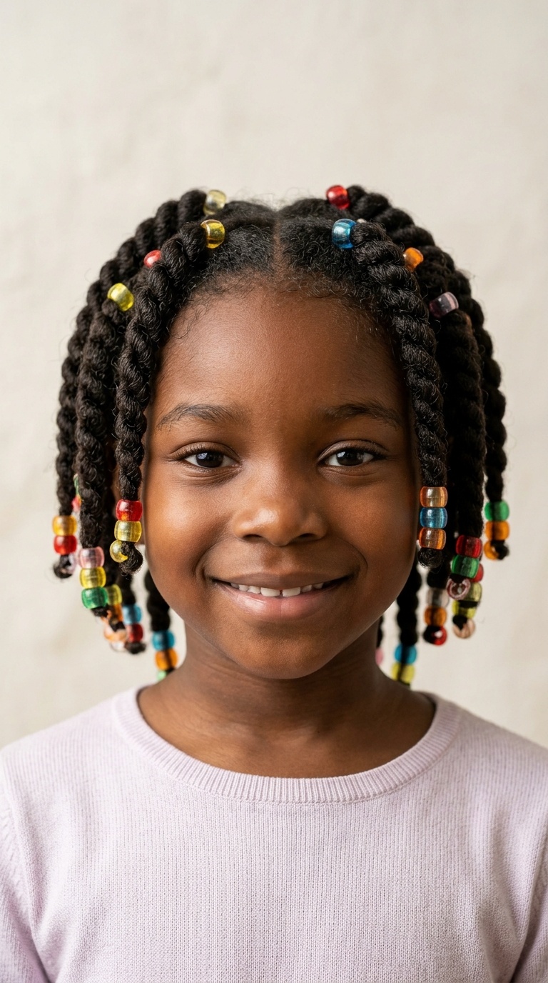 Chunky Twists with Beads
