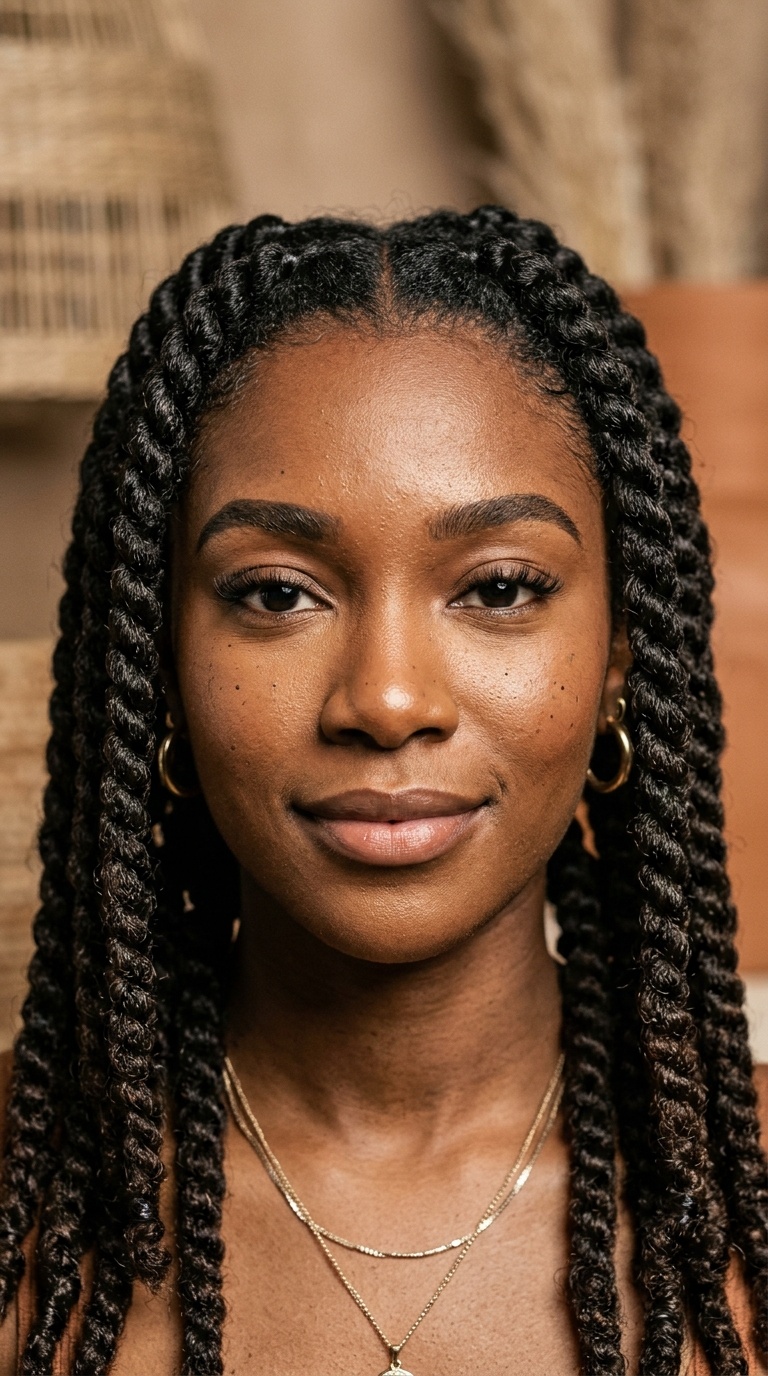 Chunky Two-Strand Twists