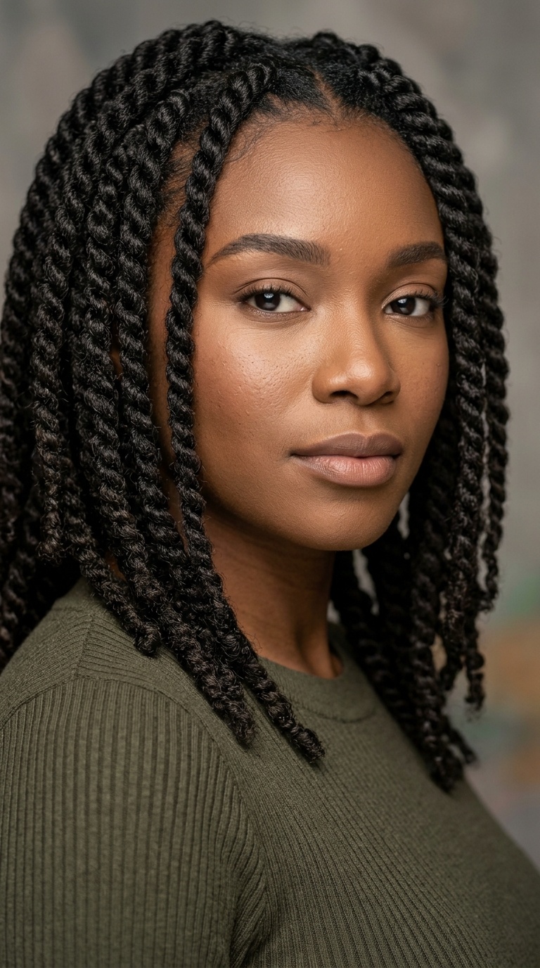 Chunky Two-Strand Twists
