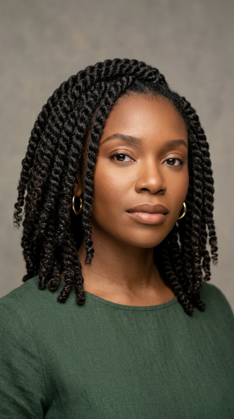 Chunky Two-Strand Twists