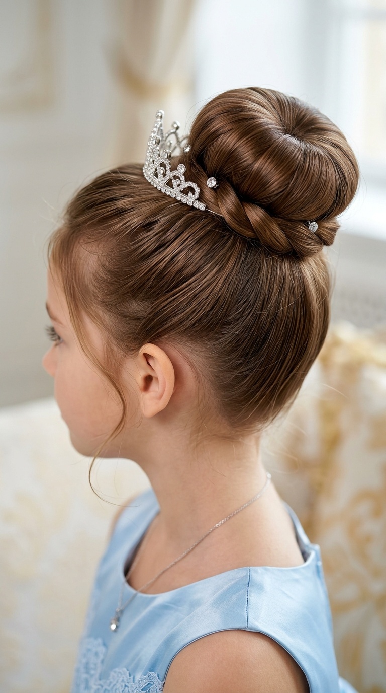 Cinderella’s Polished High Bun