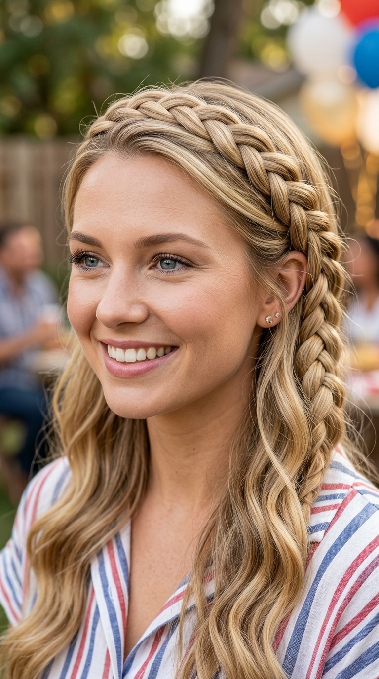 Classic Americana Braided Headband