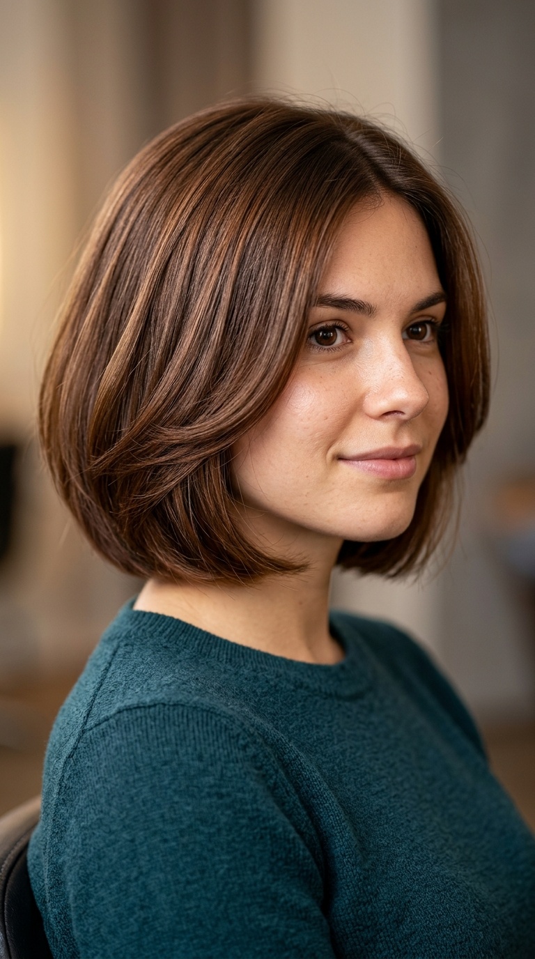 Classic Chestnut Bob