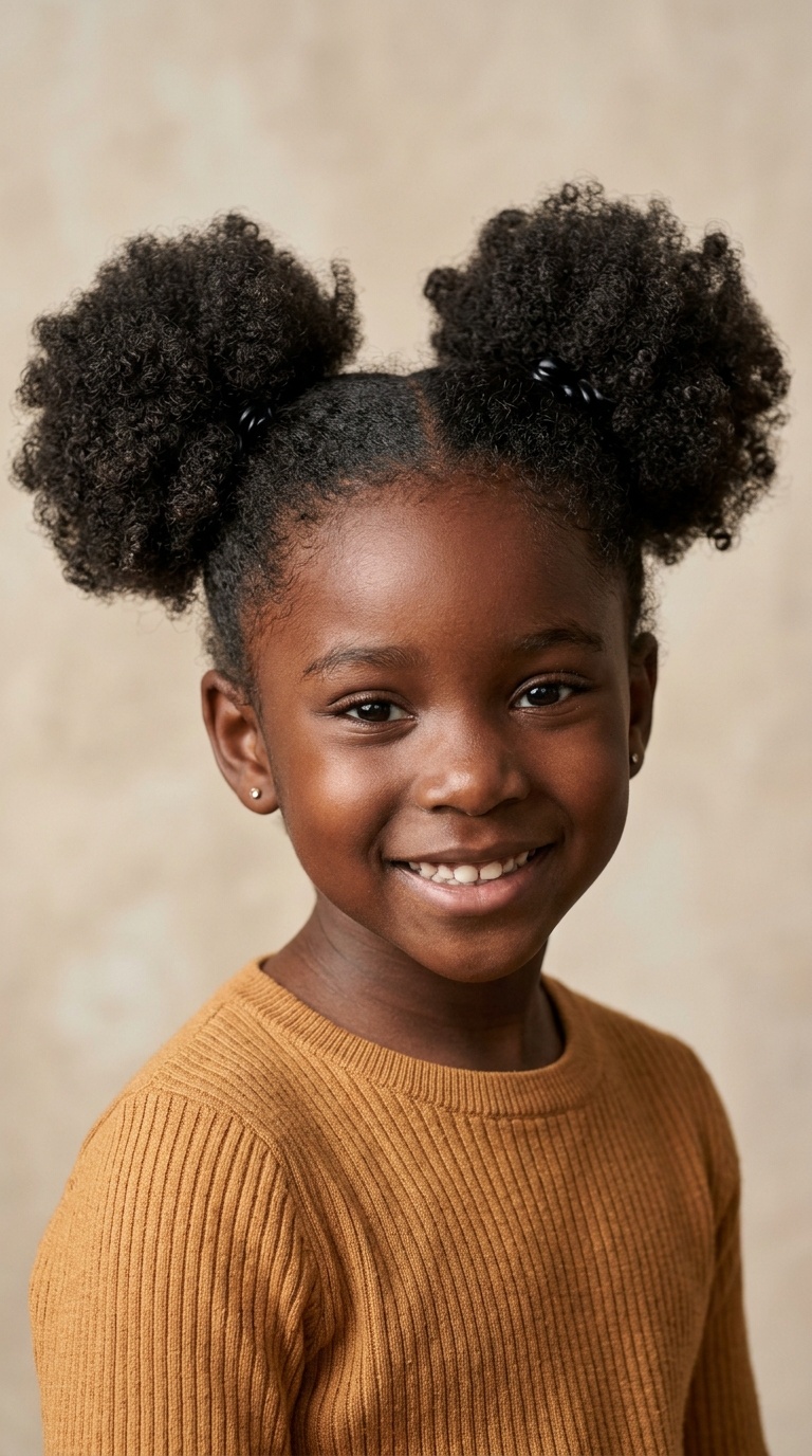Classic Double Afro Puffs