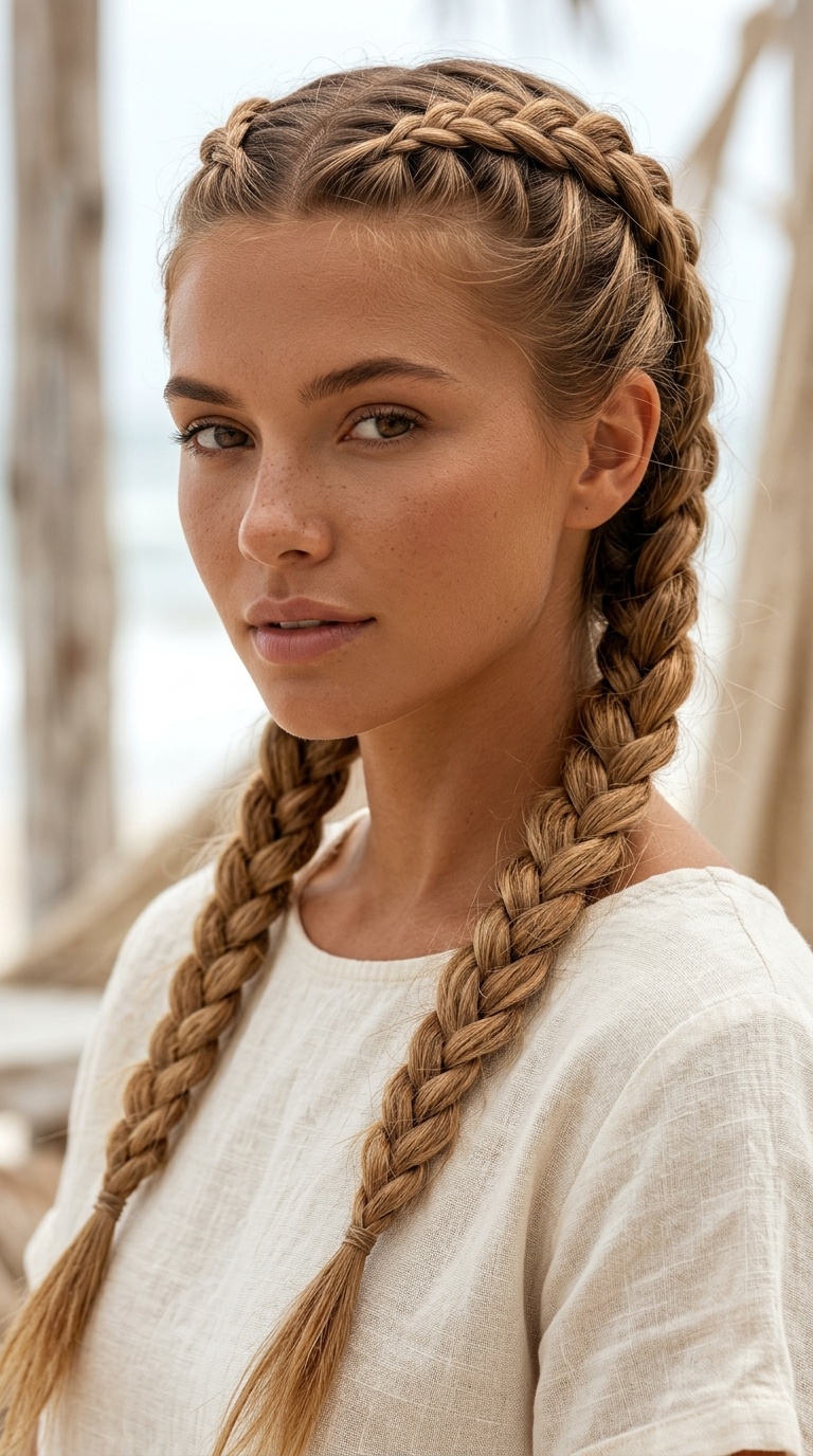 Classic Double Dutch Braids