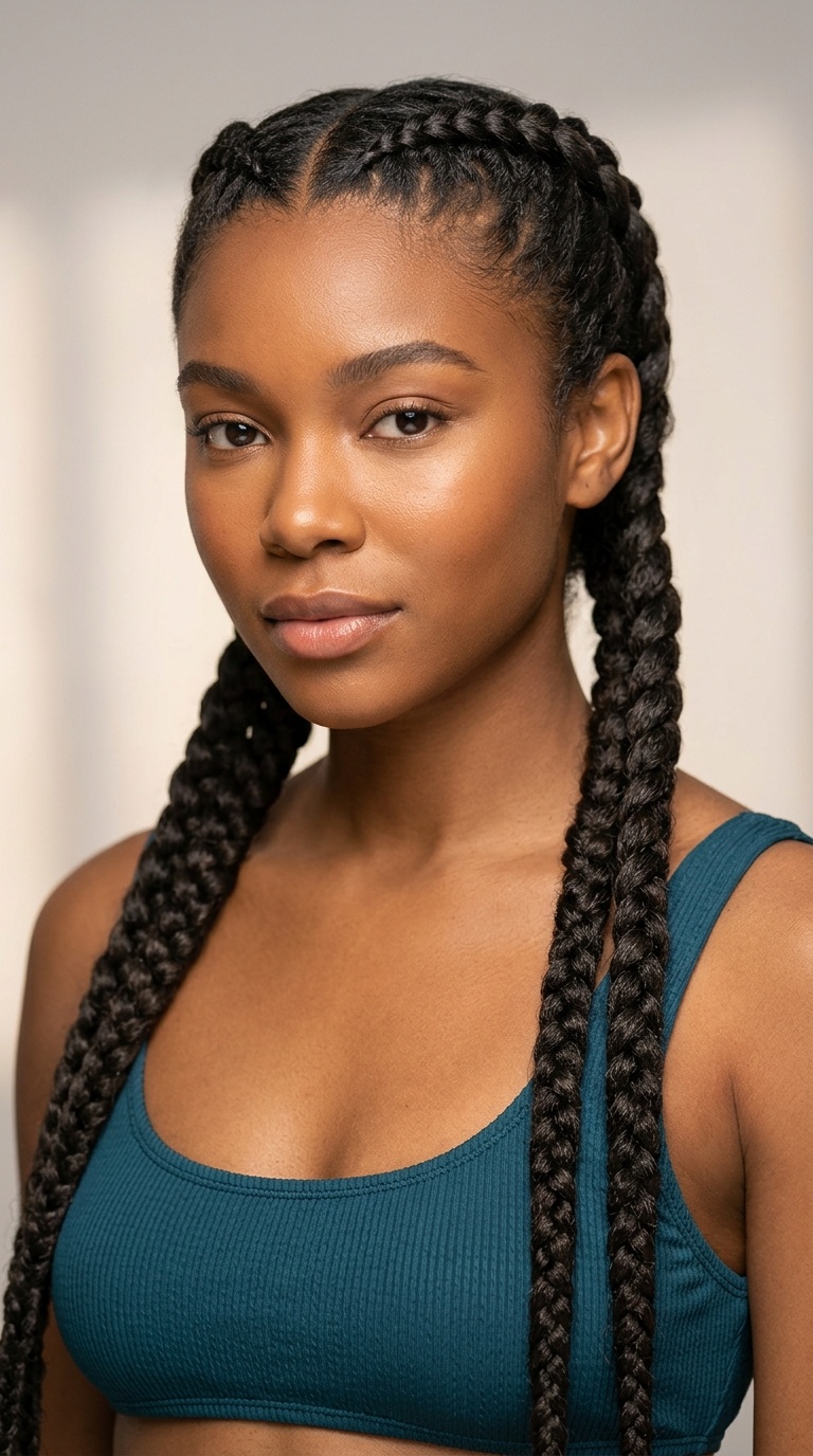 Classic Double Dutch Braids