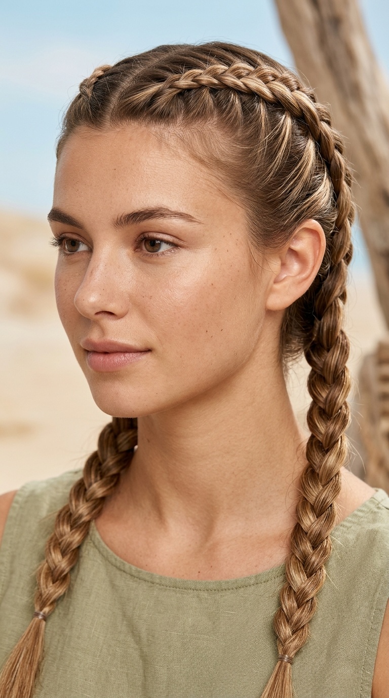 Classic Dutch Braids