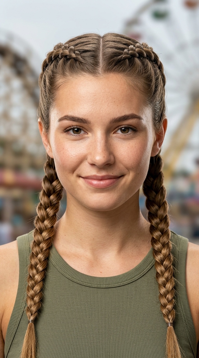 Classic Dutch Braids