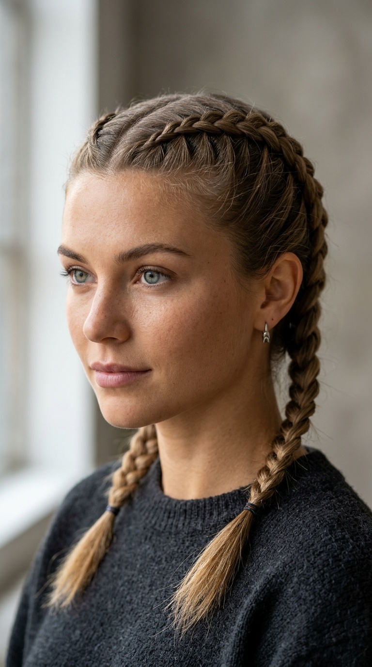 Classic Dutch Braids