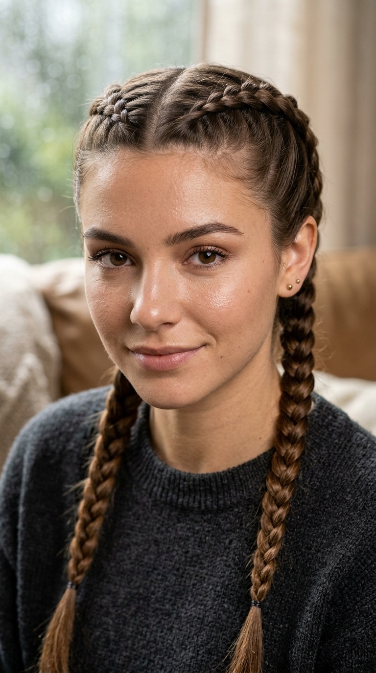 Classic Dutch Braids