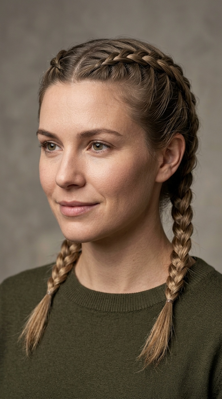 Classic Dutch Braids