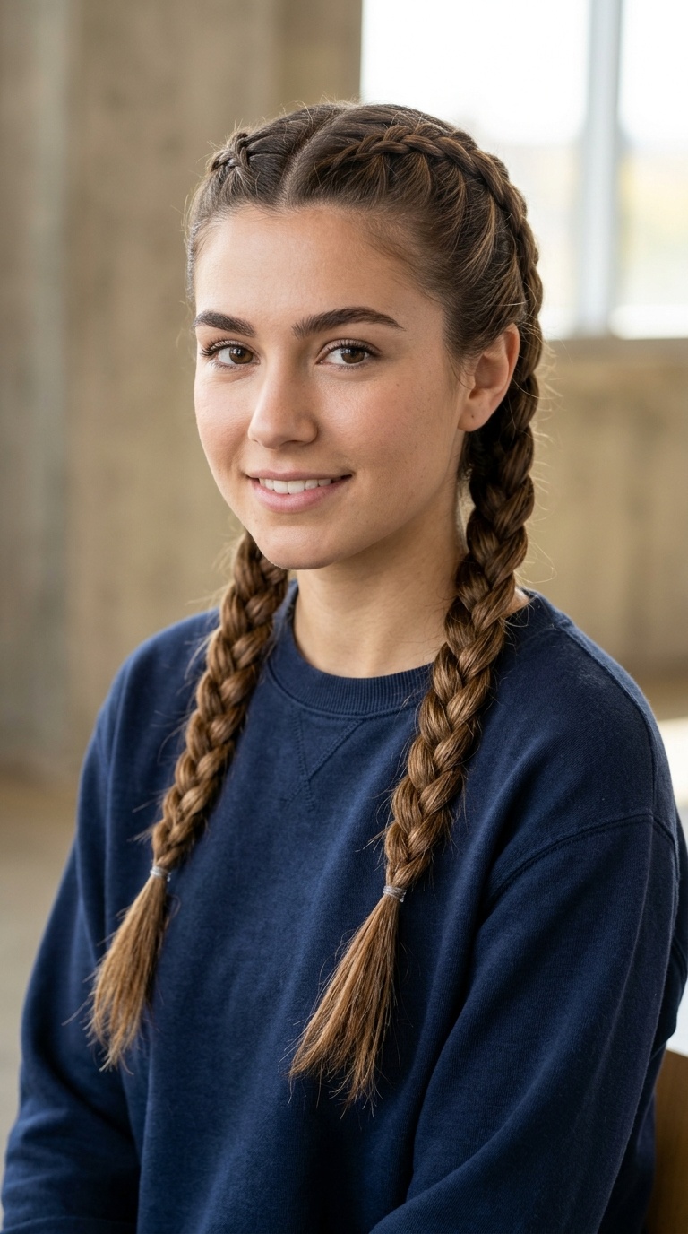 Classic Dutch Braids