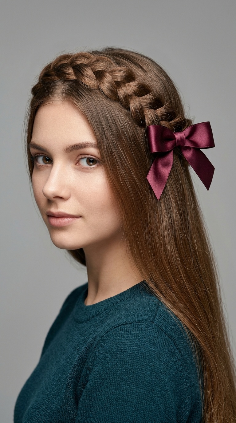 Classic Dutch Crown with Silk Bow