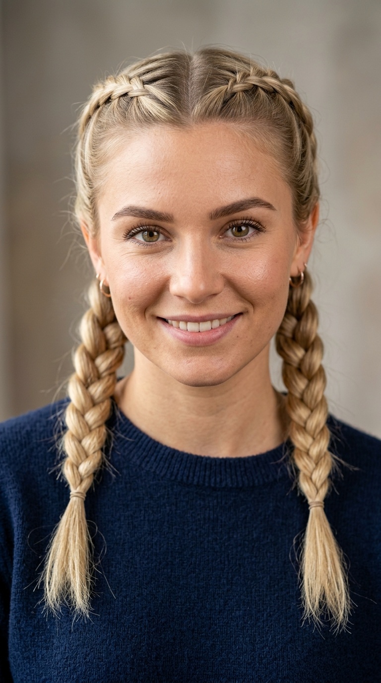Classic Dutch Pigtails