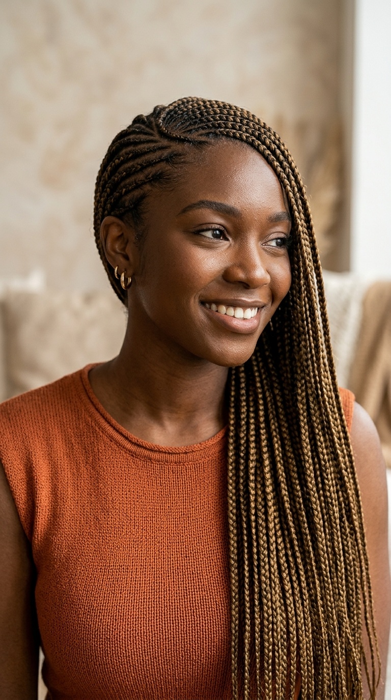 Classic Floor-Length Lemonade Braids
