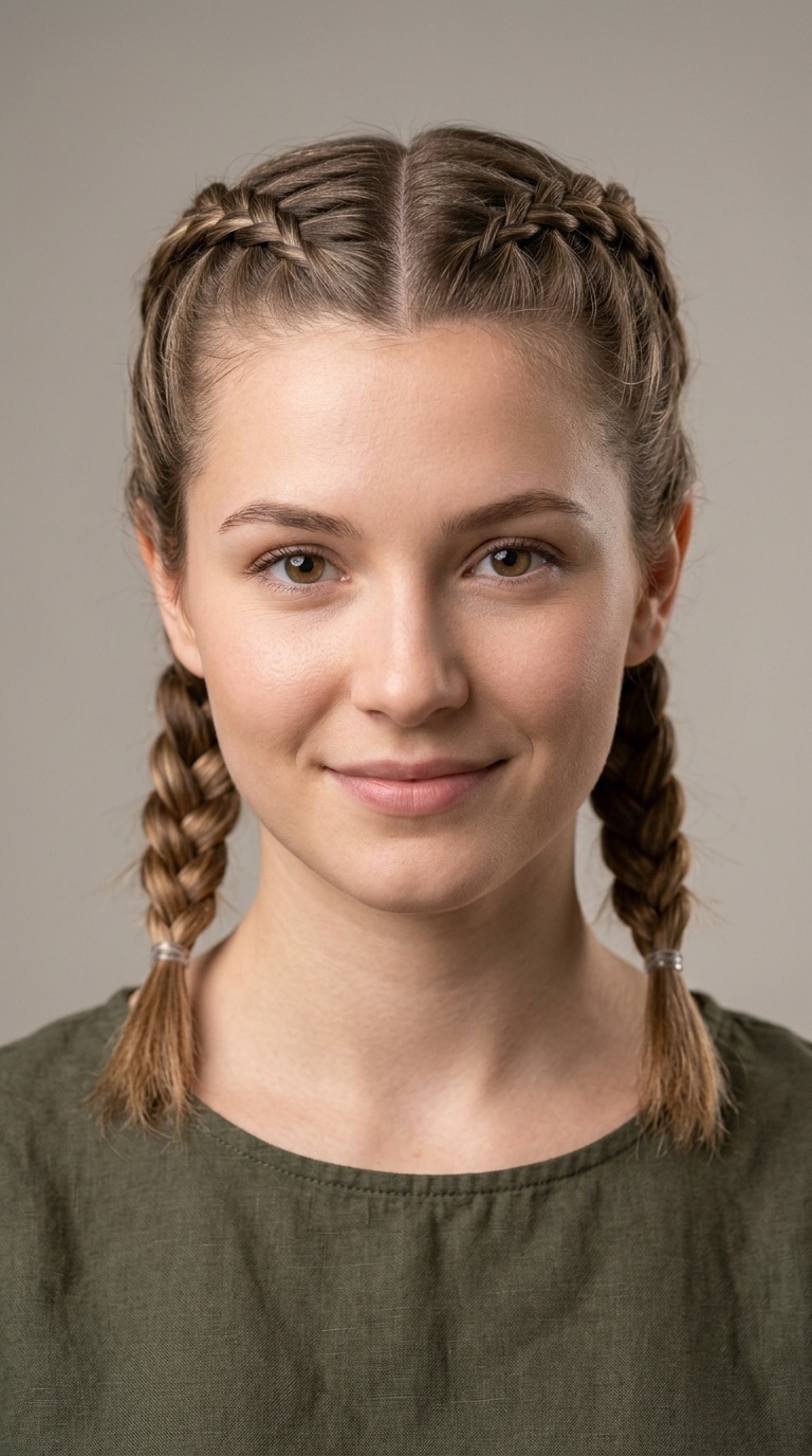 Classic French Braids