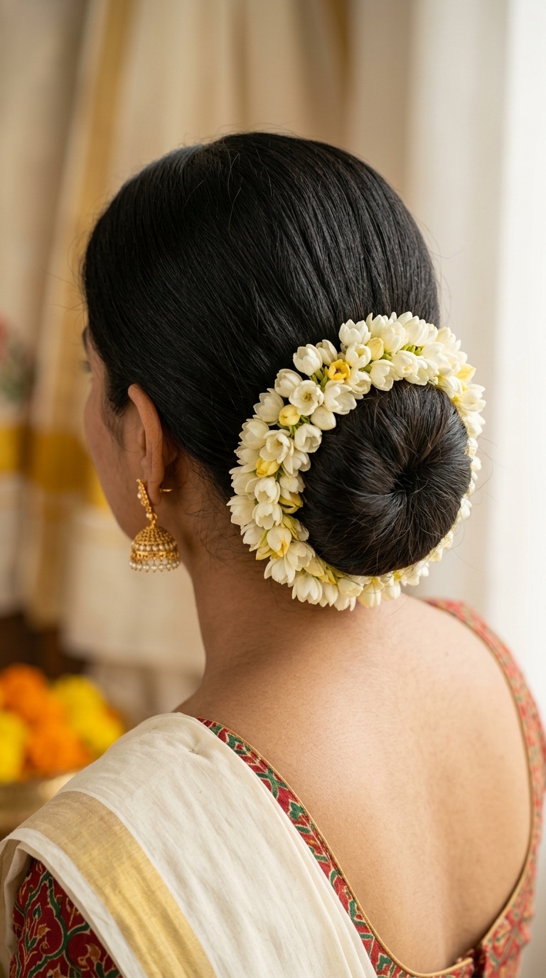Classic Gajra Bun