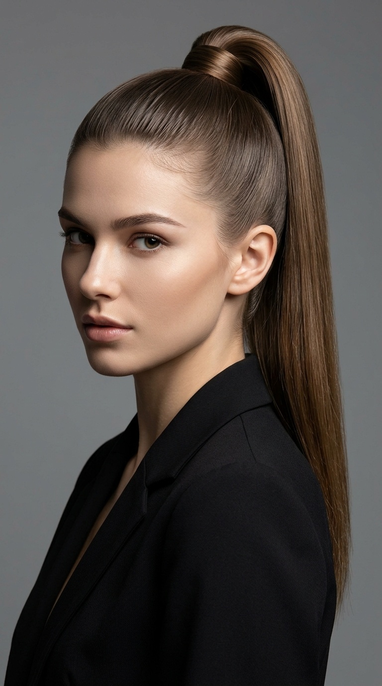 Classic High Sleek Ponytail