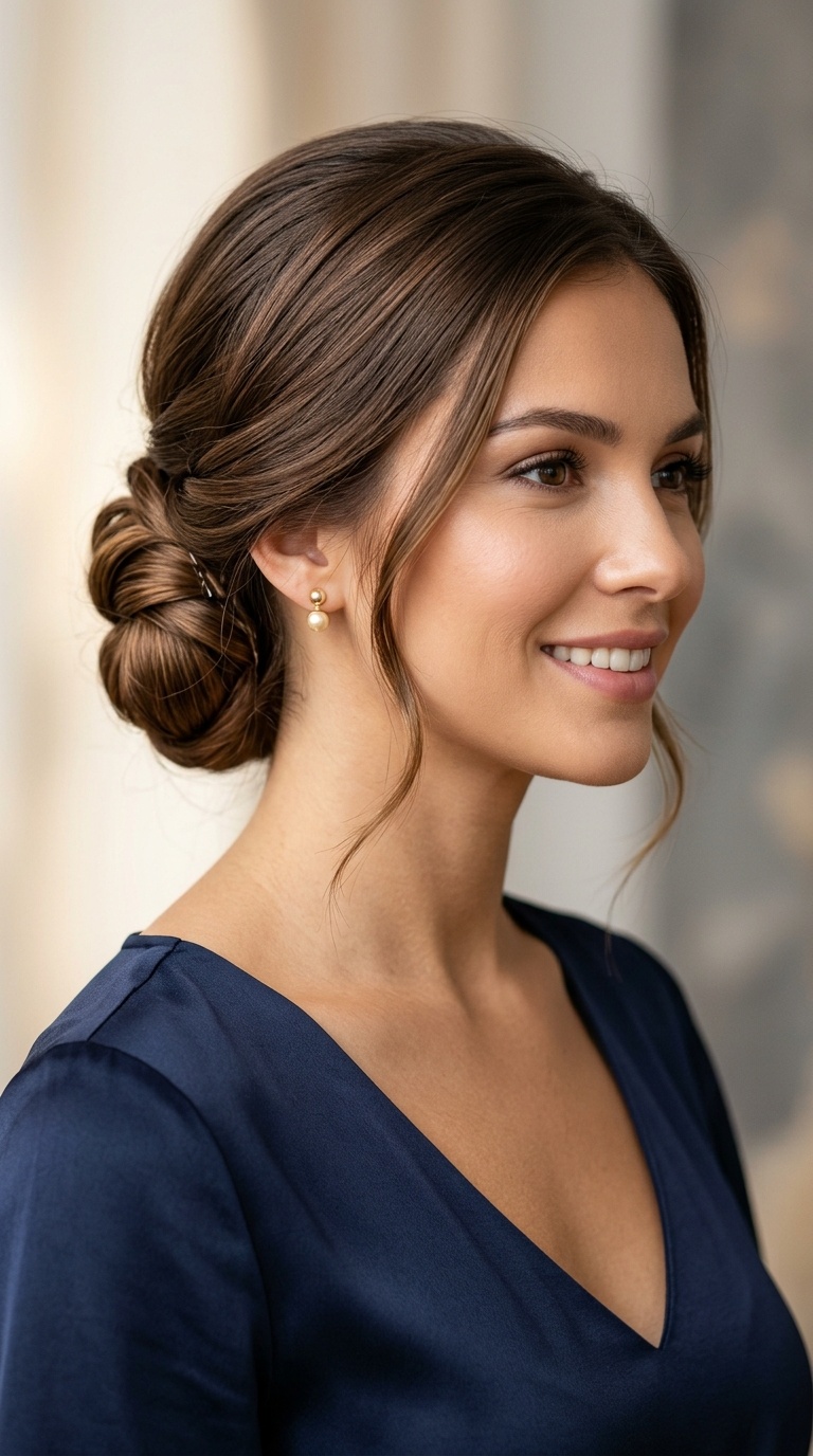 Classic Low Chignon