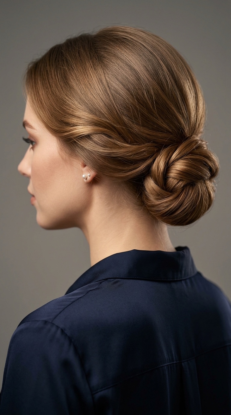 Classic Low Chignon