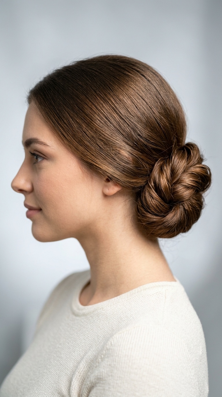 Classic Low Chignon