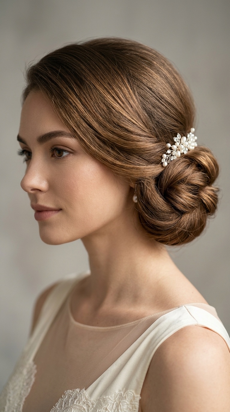 Classic Low Chignon