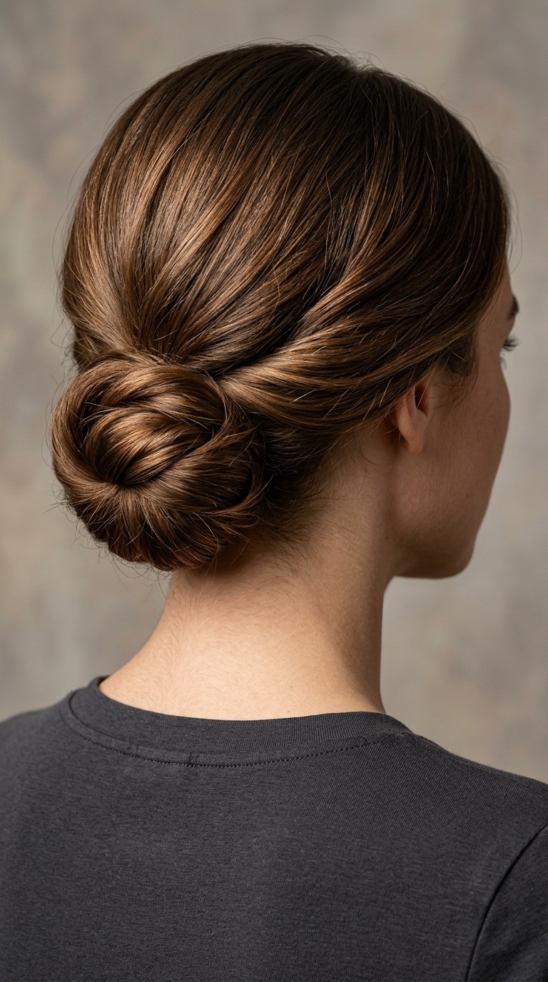 Classic Low Chignon