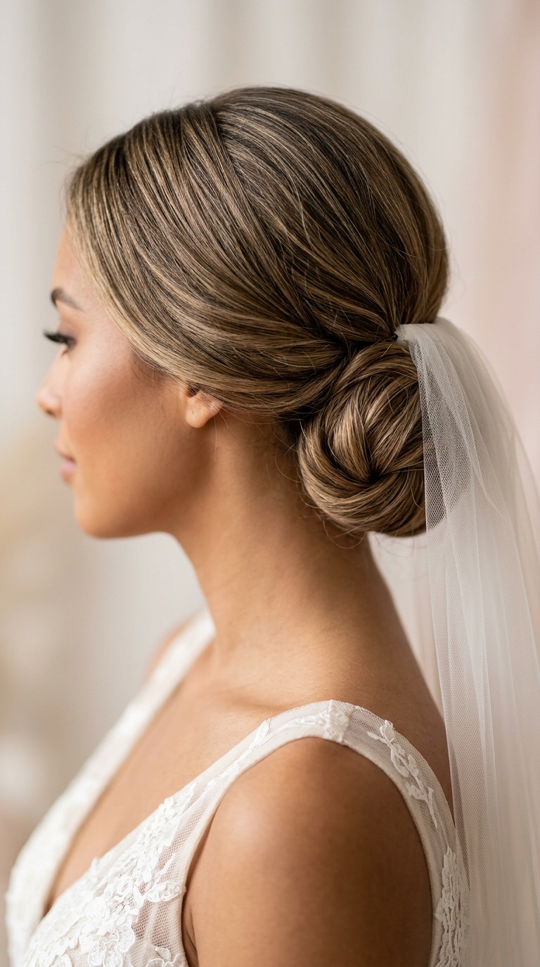 Classic Low Chignon