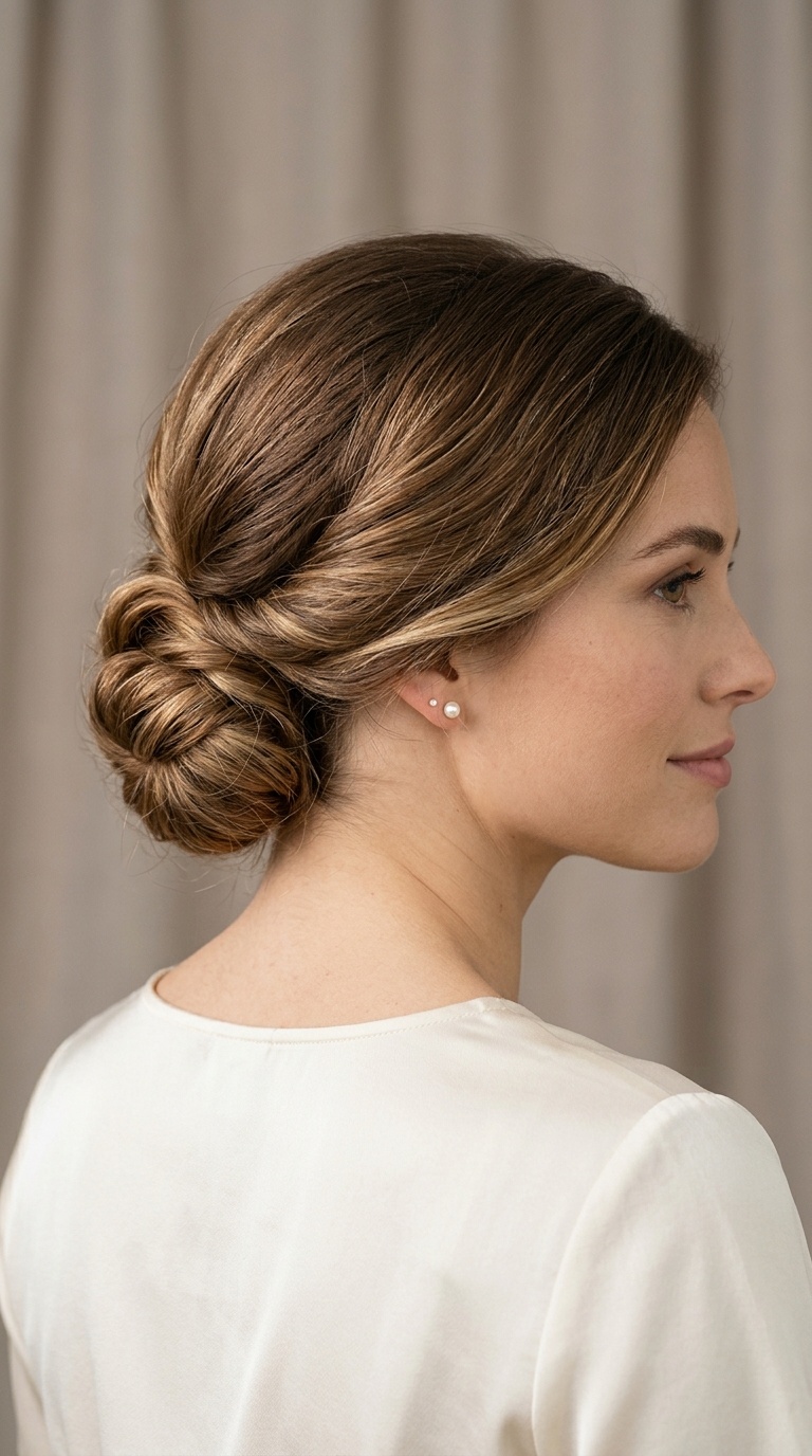 Classic Low Chignon