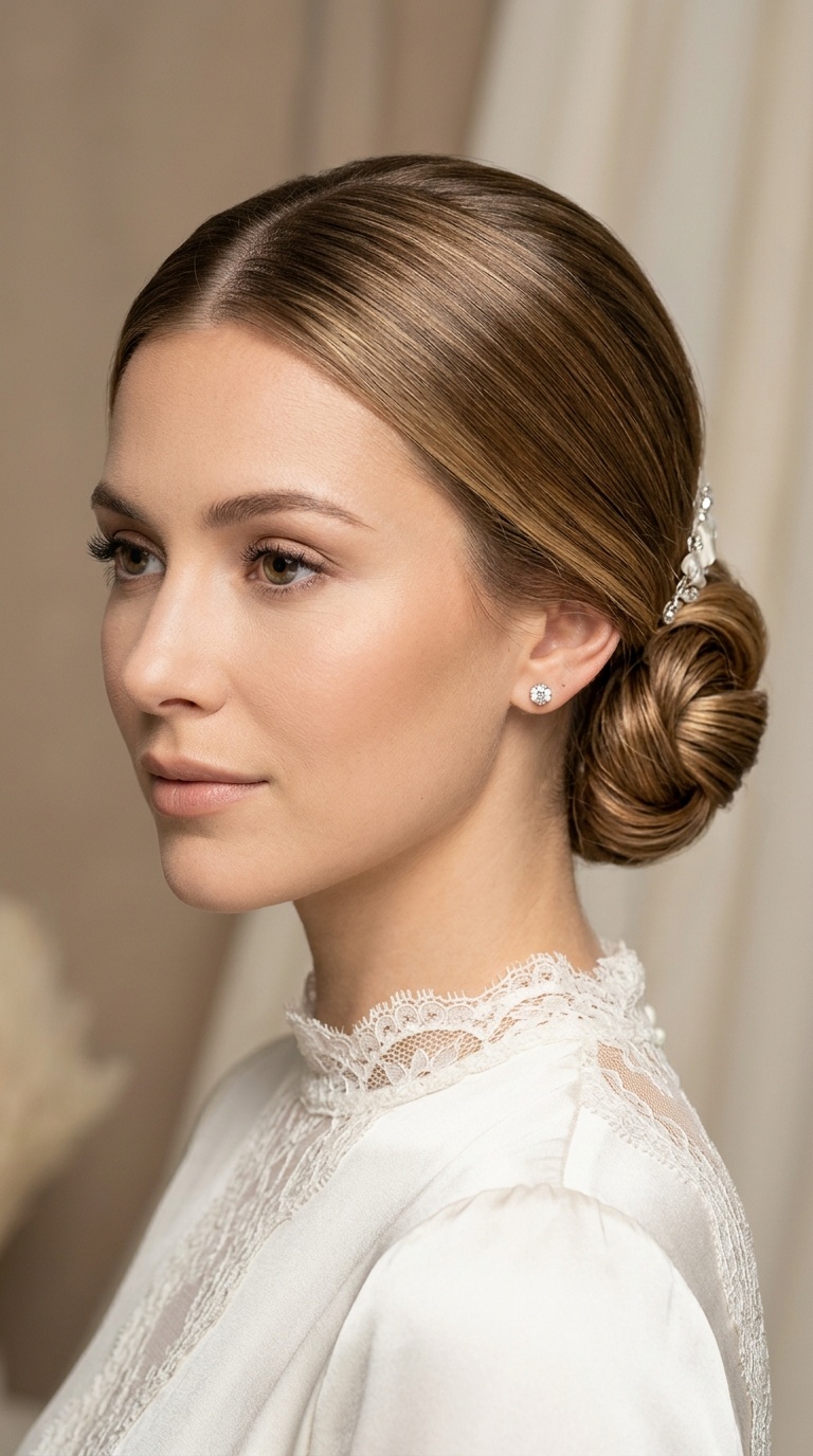 Classic Low Chignon