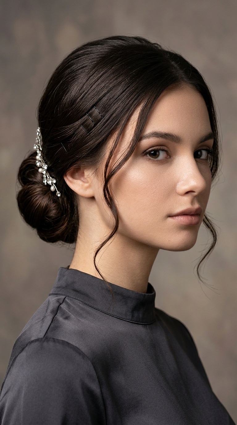 Classic Low Chignon