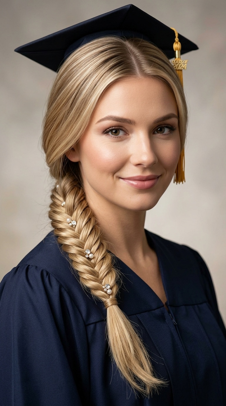 Classic Low Fishtail Braid