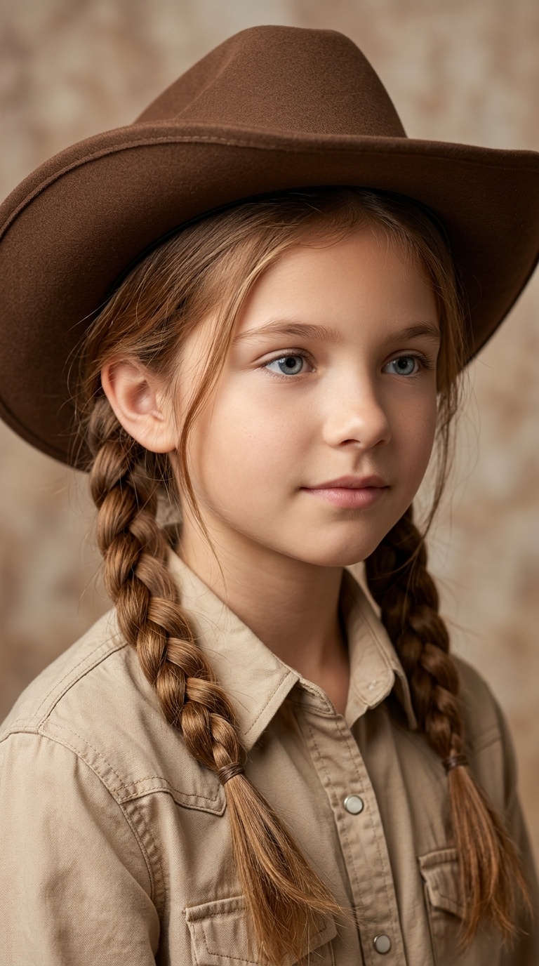 Classic Low Twin Braids