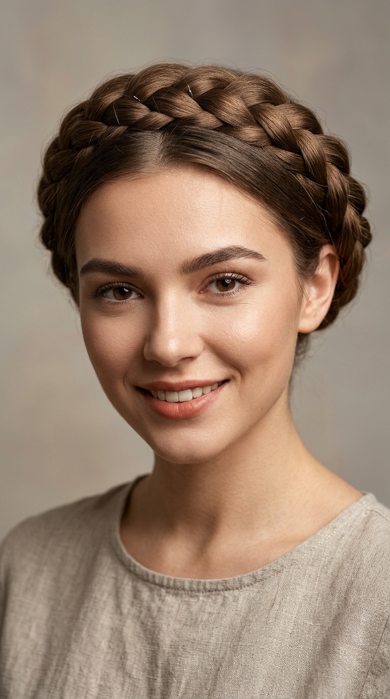 Classic Milkmaid Braids