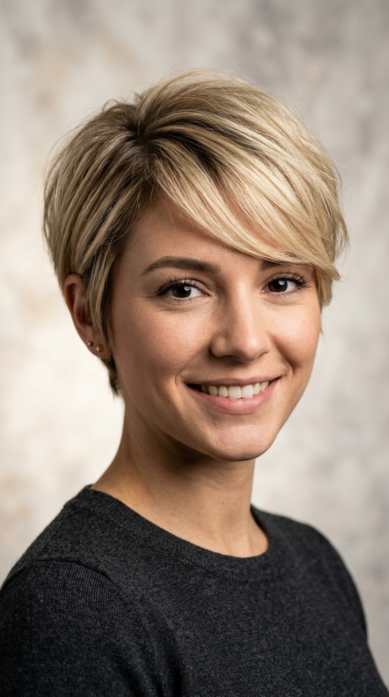 Classic Pixie with Long Side Sweep