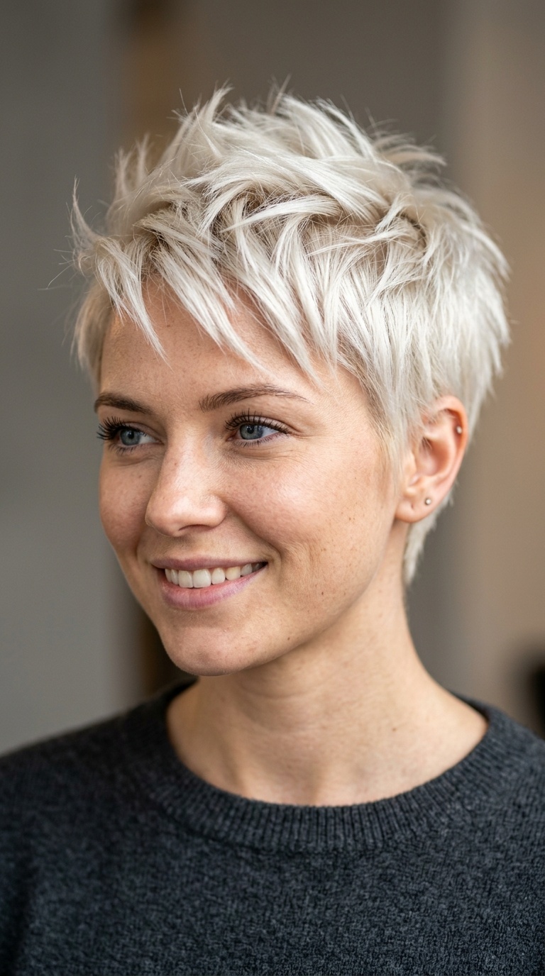 Classic Platinum Pixie Spikes