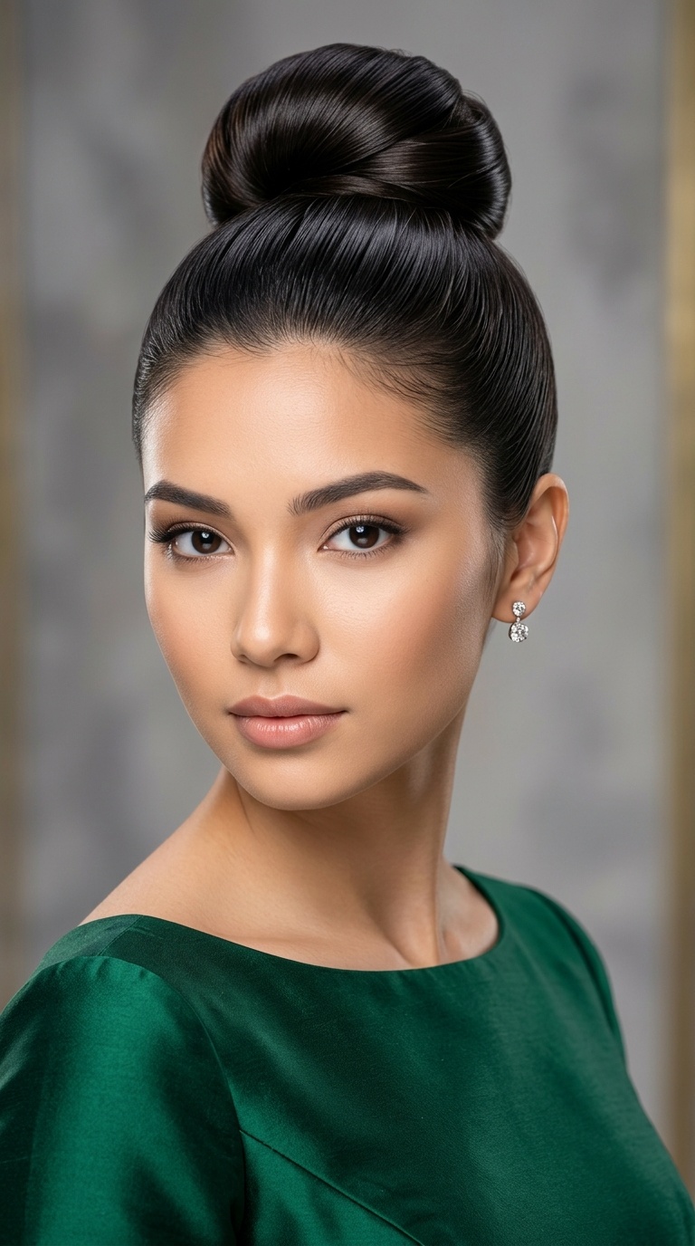 Classic Polished High Bun