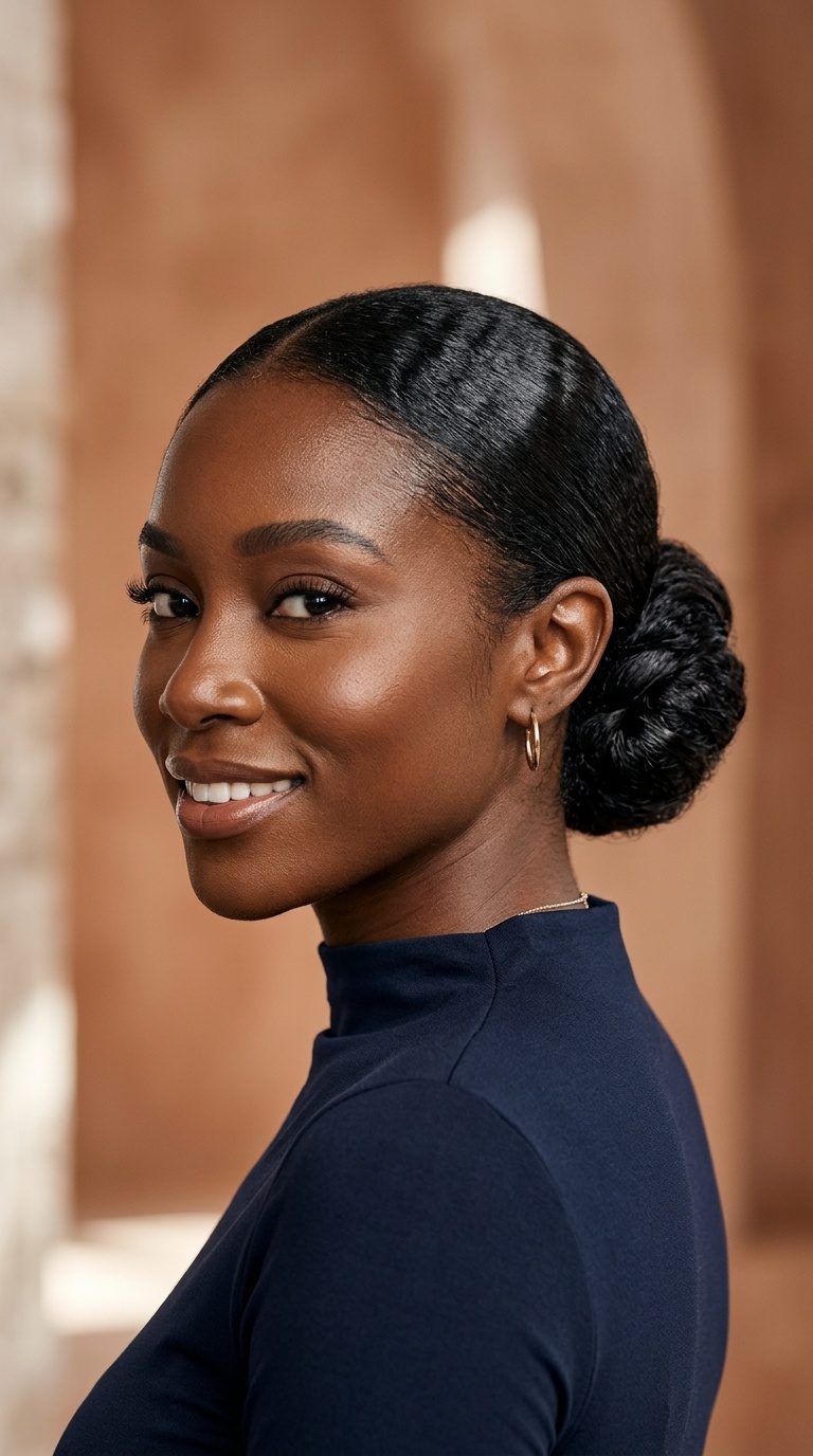 Classic Sleek Low Bun