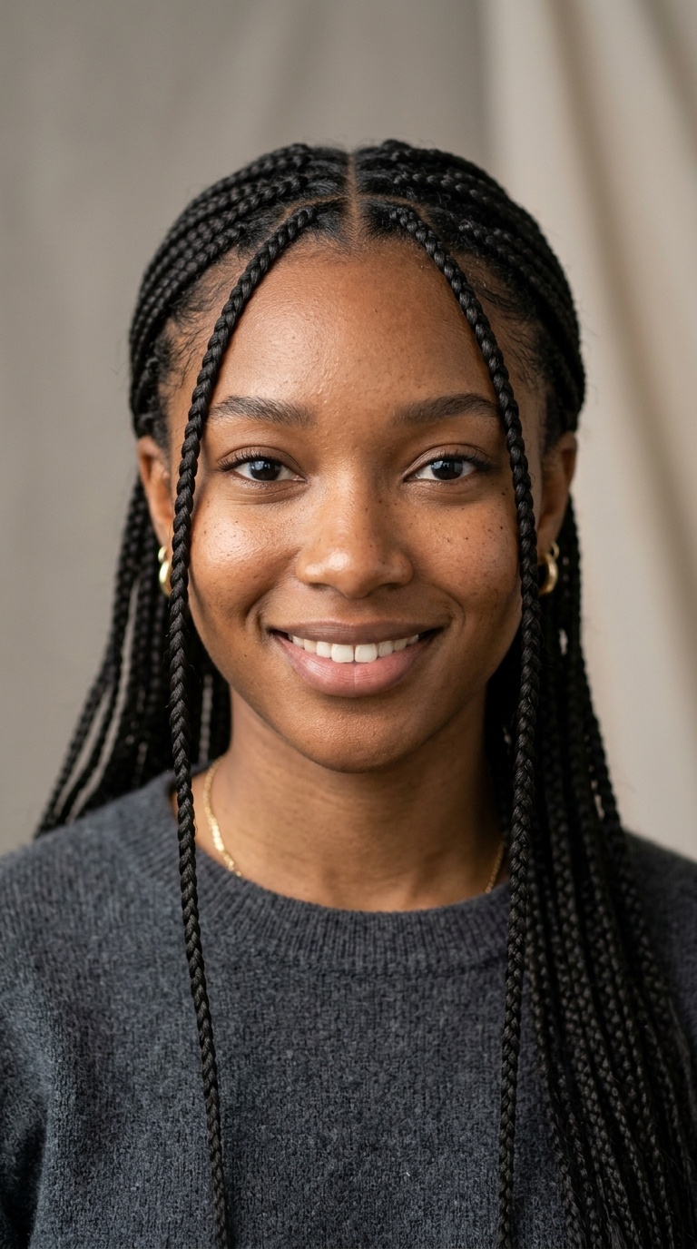 Classic Straight Mini Braids
