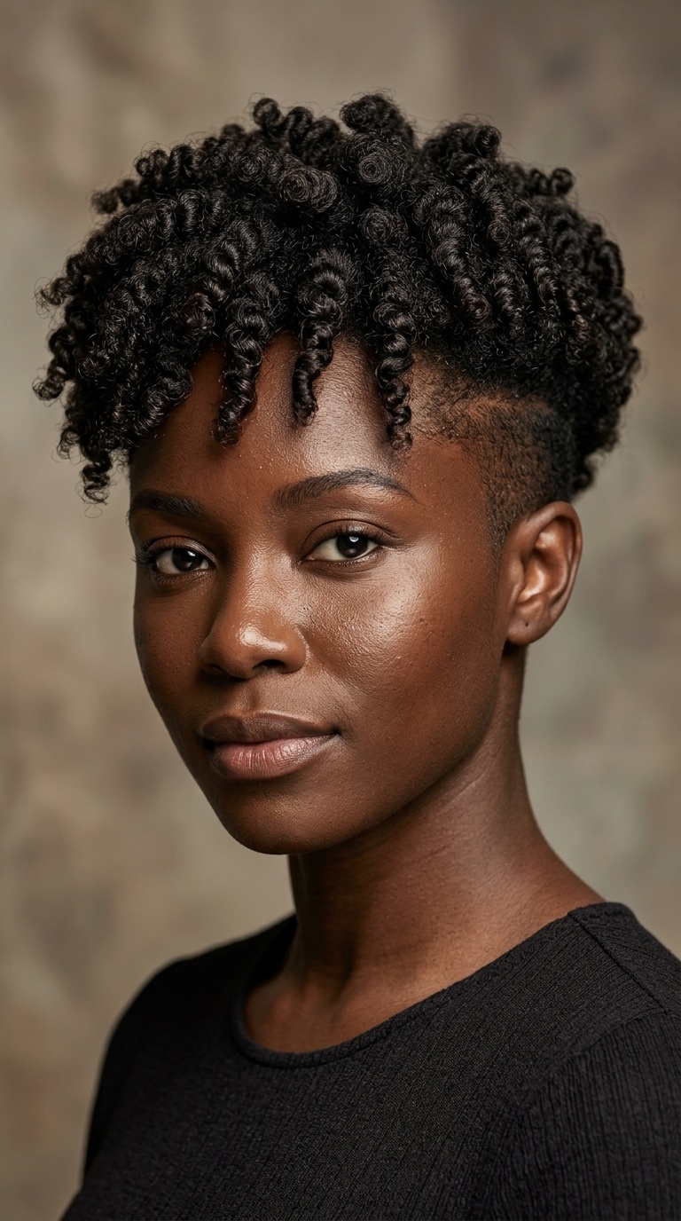Coiled Crown with Nape Undercut