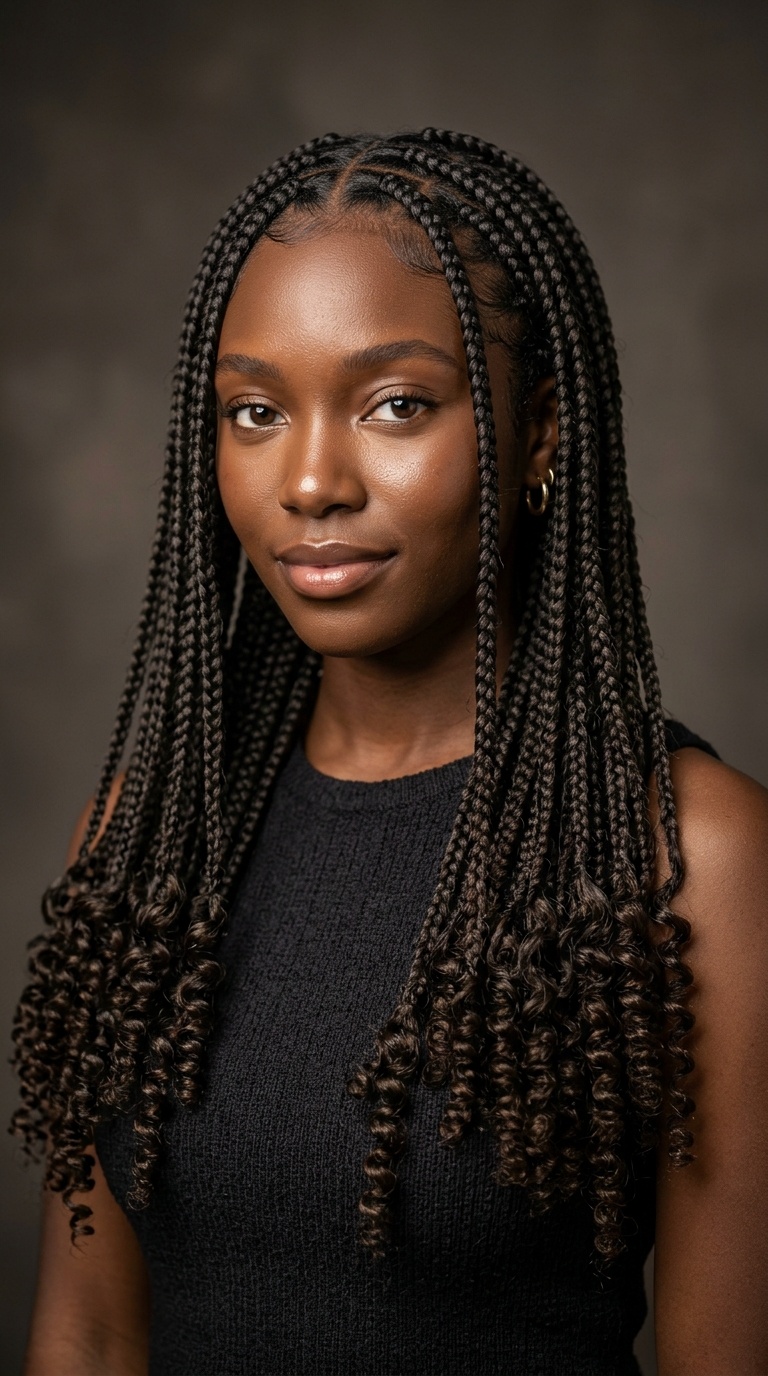 Coiled End Braids