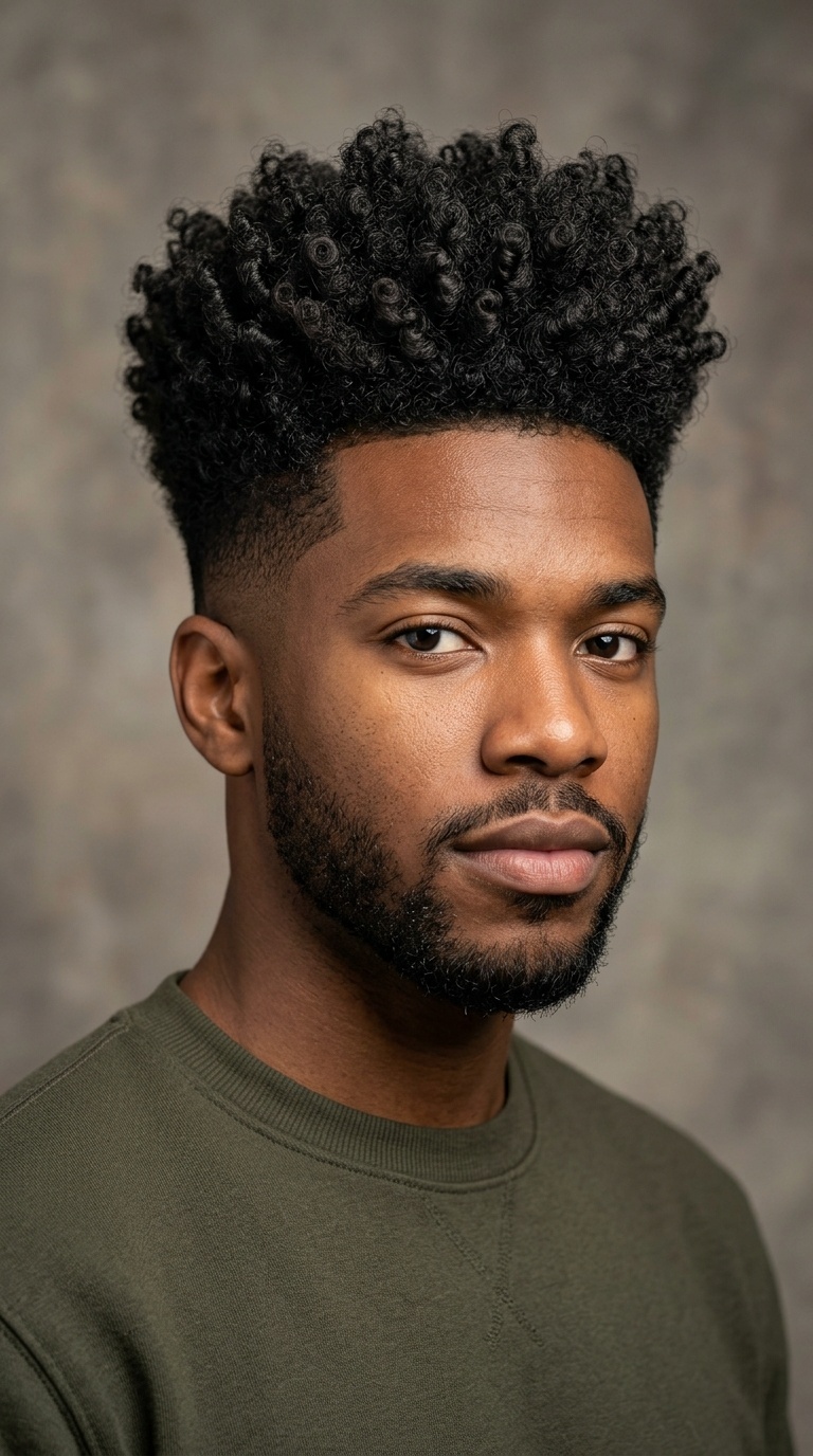 Coiled High-Top with Low Fade