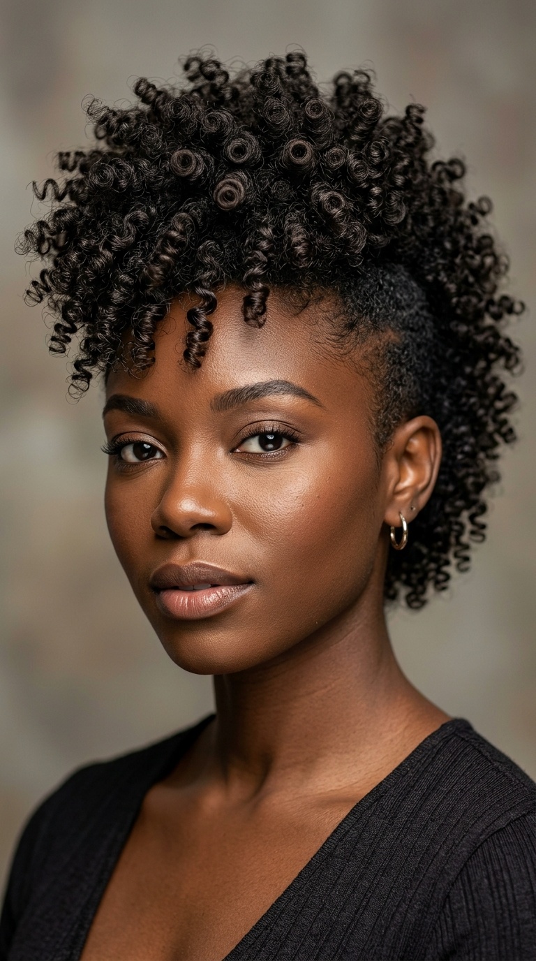 Coiled Ringlet Frohawk